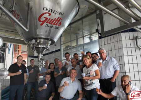 Cervejaria Guitt´s recebe visita do prefeito de Caieiras e sua equipe 1